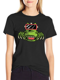 VR Dino Black Tee - Gamer Style