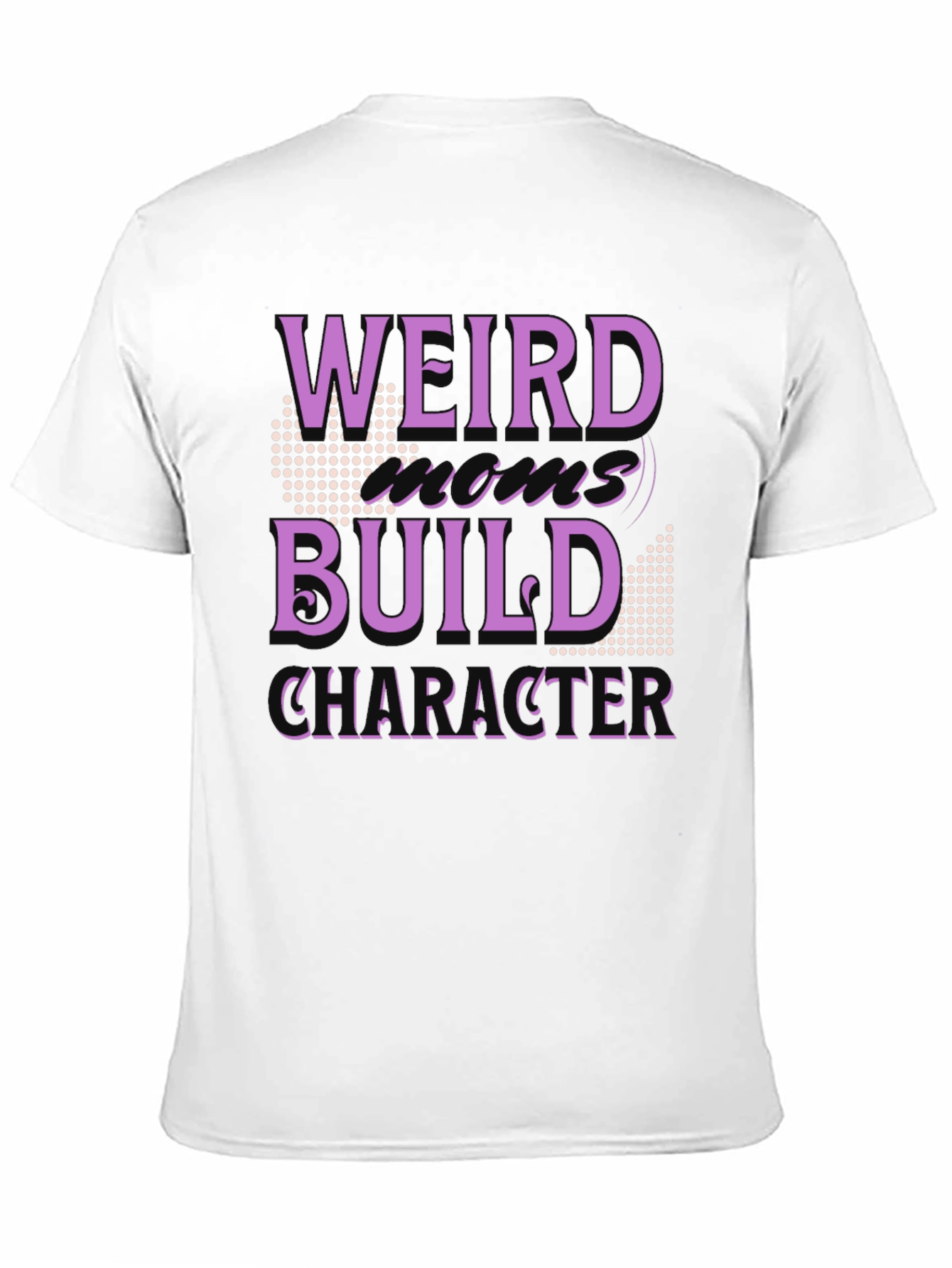 Weird Build Character Black T-Shirt