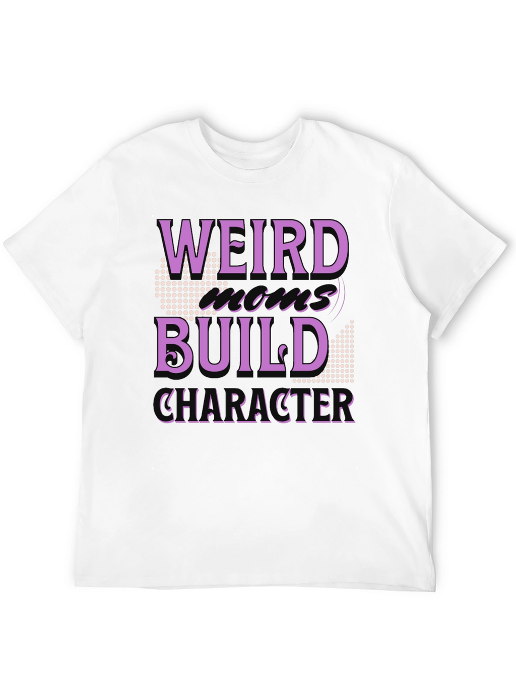 Weird Build Character Black T-Shirt