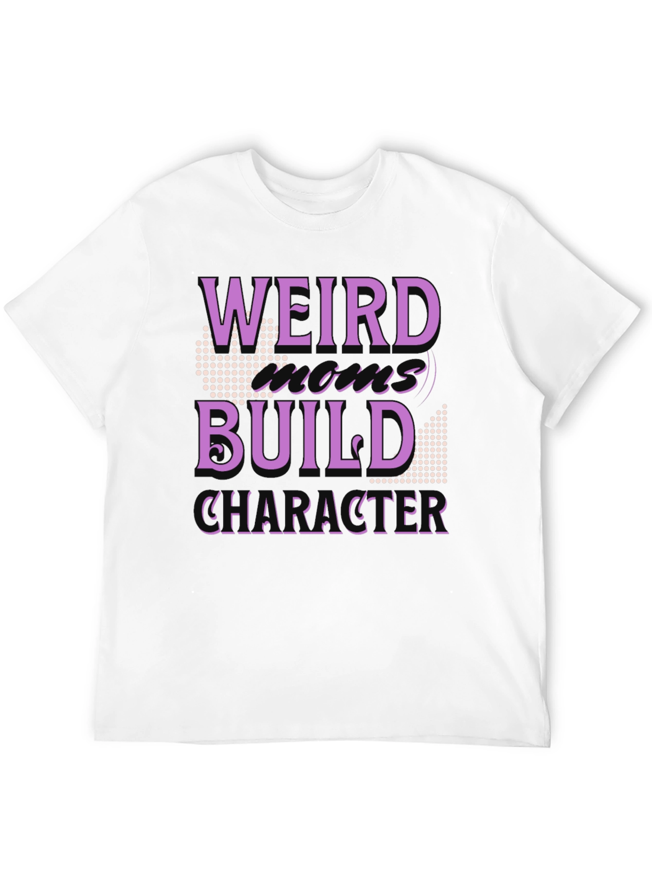 Weird Build Character Black T-Shirt
