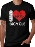 I Love Bicycle Graphic T-Shirt