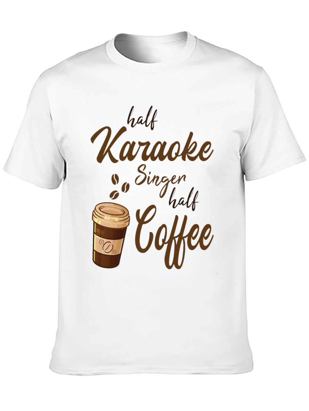 Karaoke Singer Coffee Lover T-Shirt
