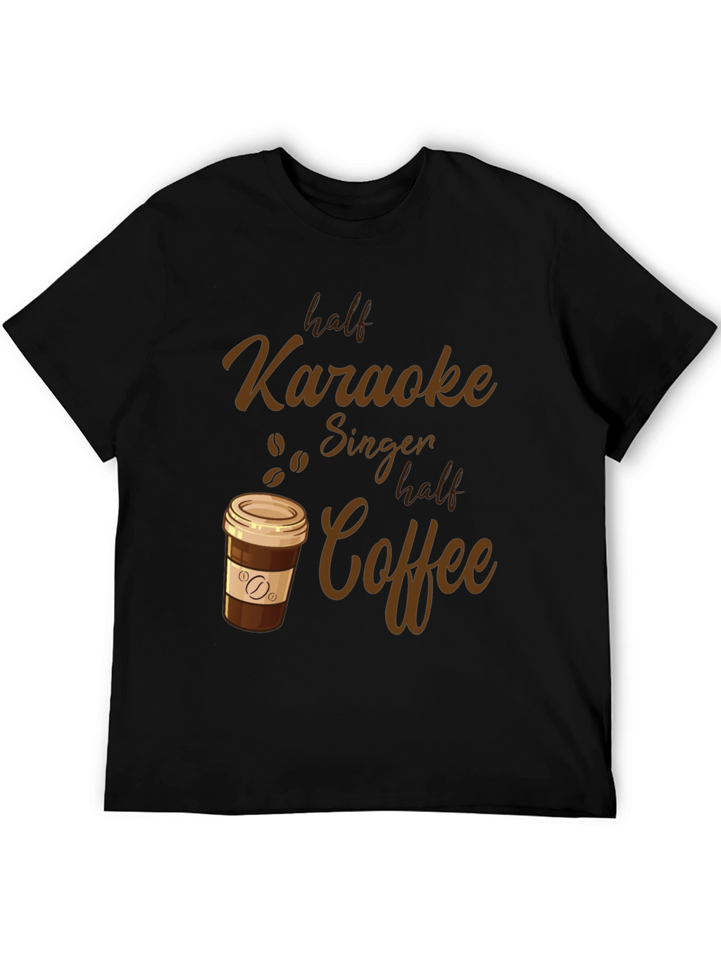 Karaoke Singer Coffee Lover T-Shirt