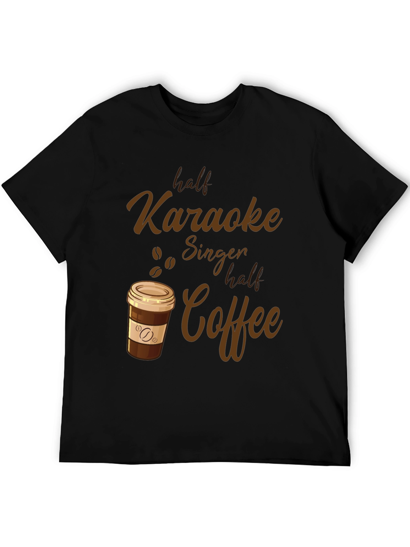 Karaoke Singer Coffee Lover T-Shirt