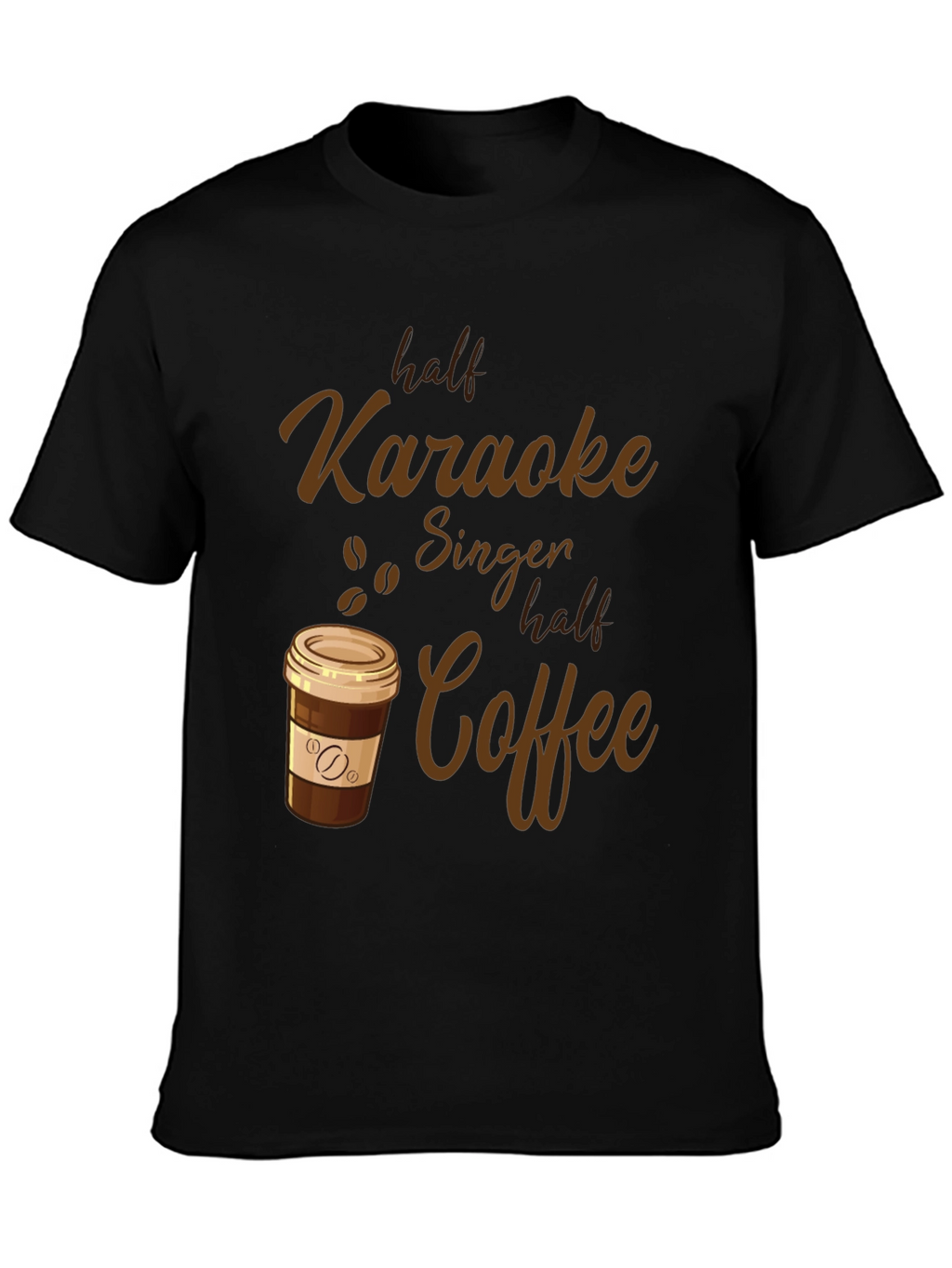 Karaoke Singer Coffee Lover T-Shirt