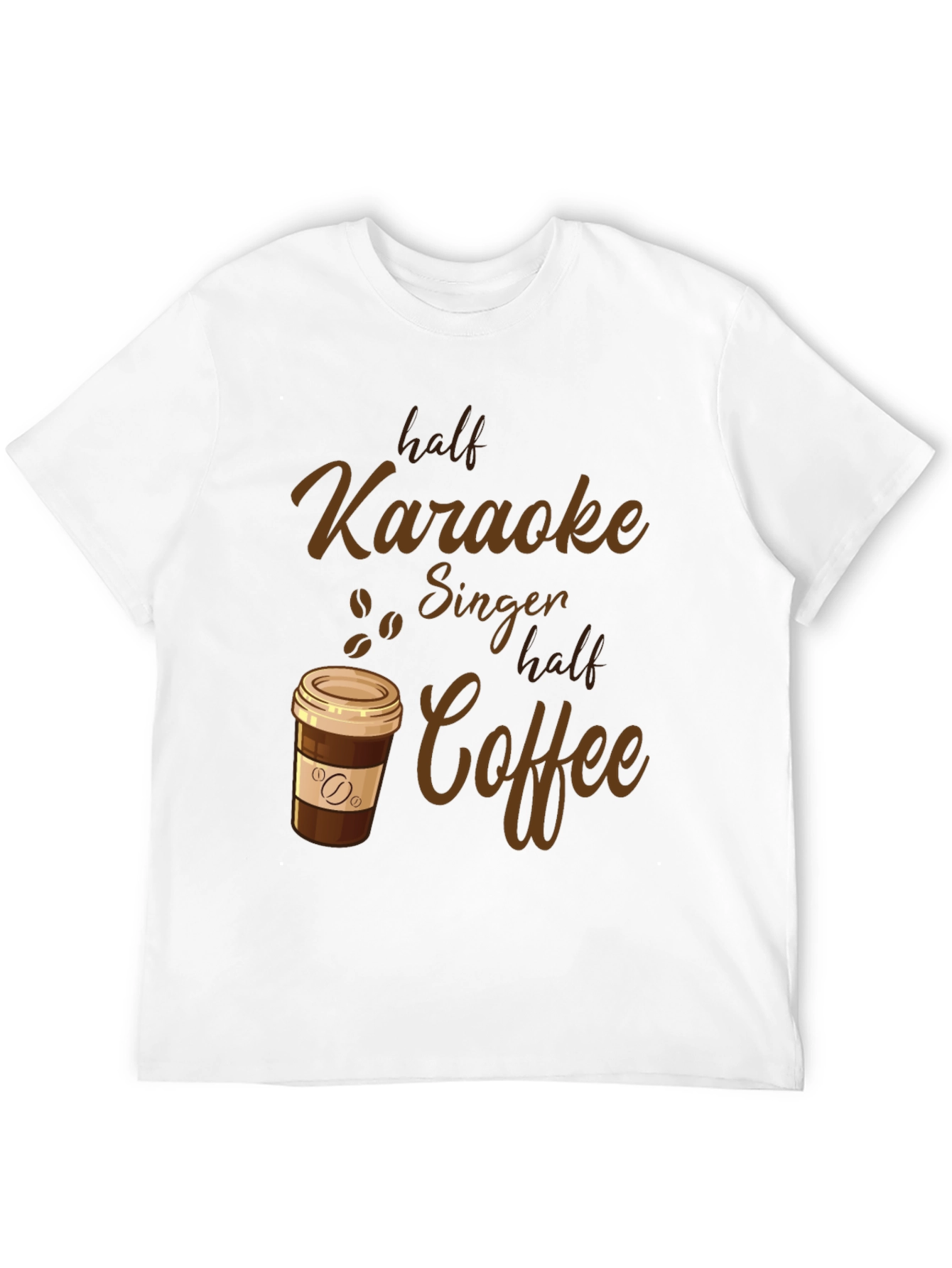 Karaoke Singer Coffee Lover T-Shirt