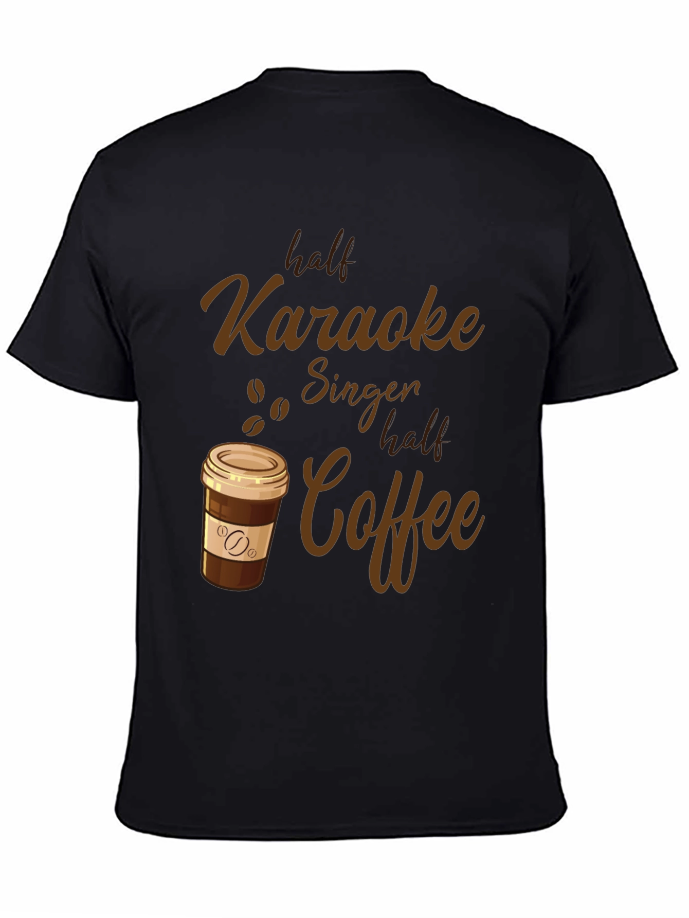 Karaoke Singer Coffee Lover T-Shirt