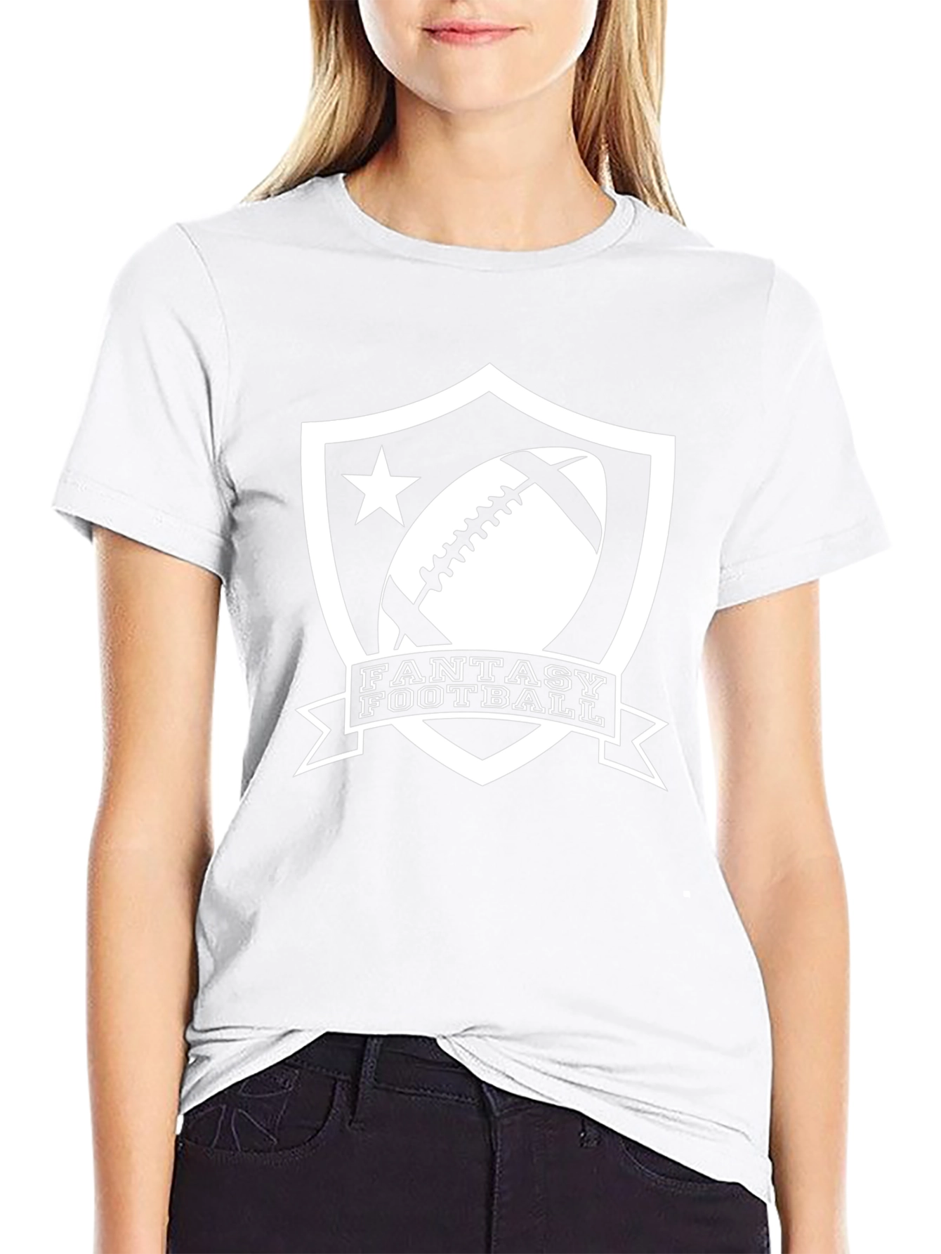 Fantasy Football Black Graphic Tee