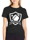 Fantasy Football Black Graphic Tee