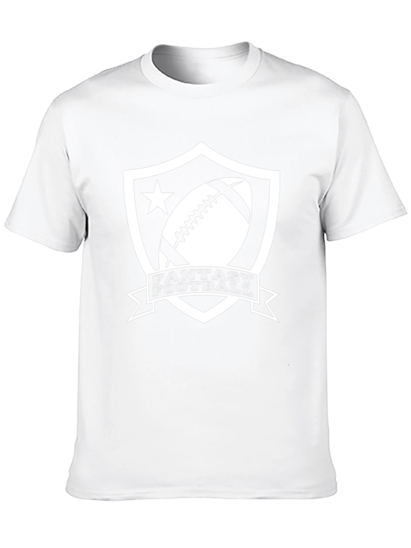 Fantasy Football Black Graphic Tee