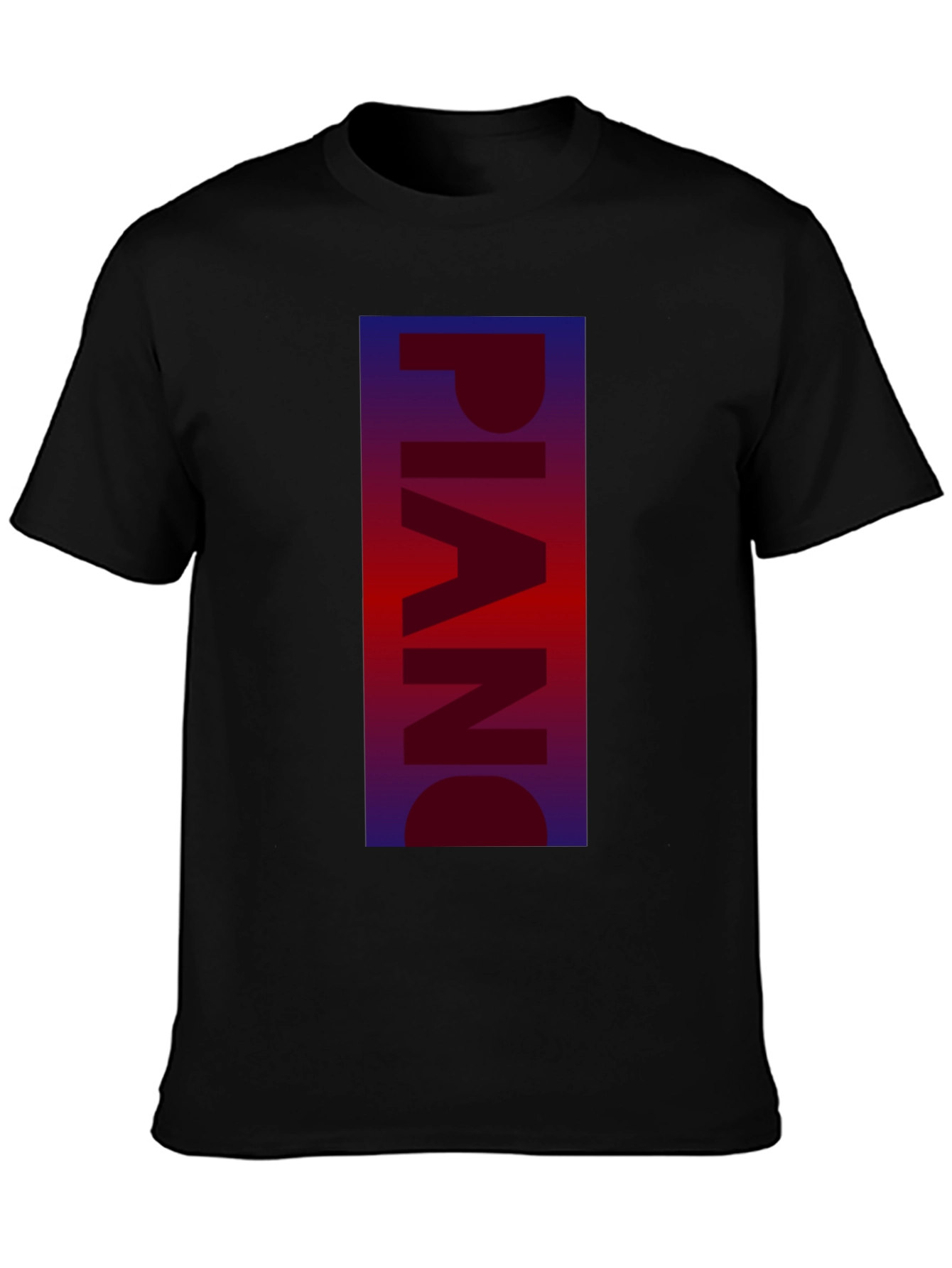 Piano Graphic Tee - Stylish Music Lover Shirt