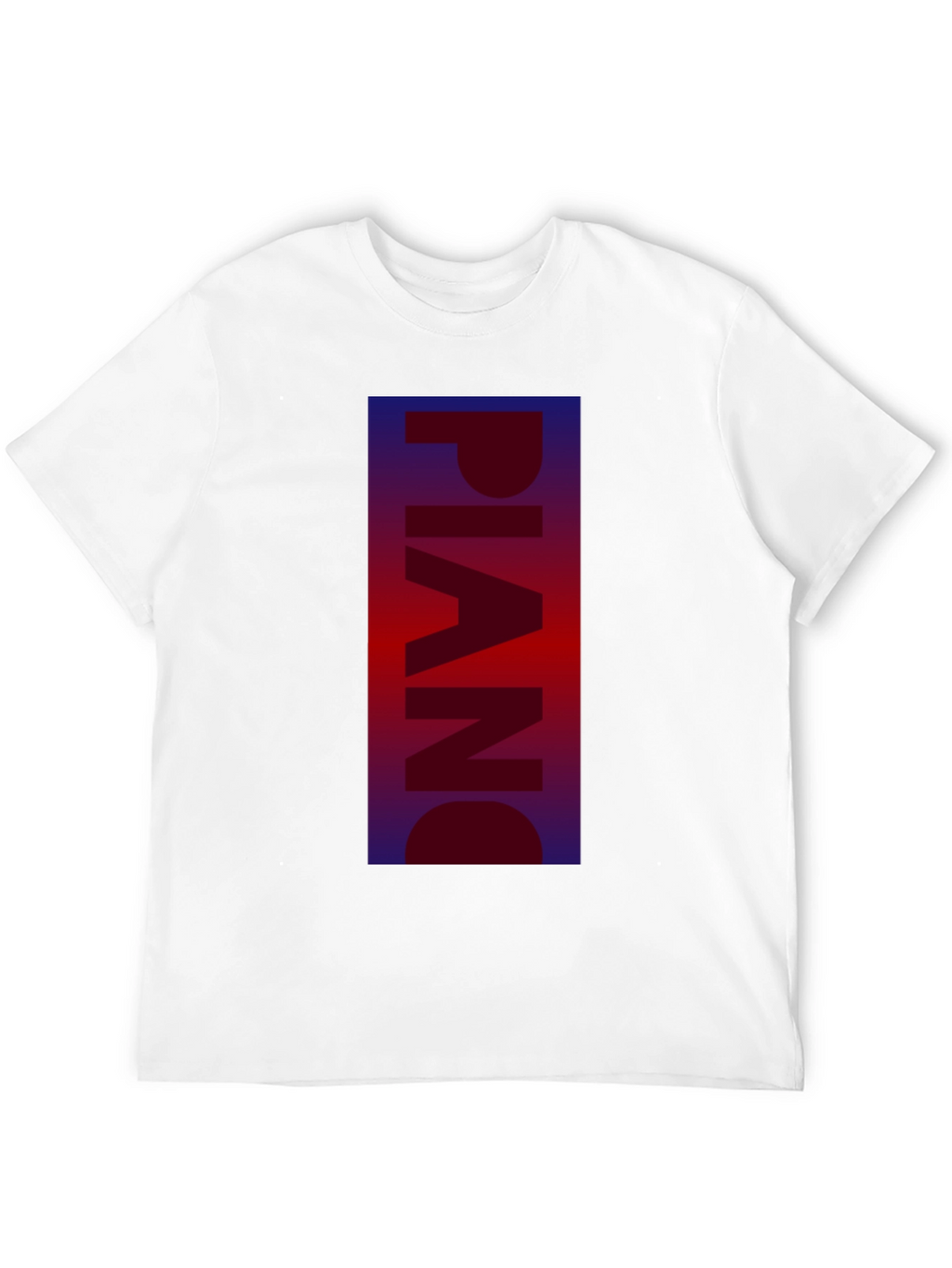 Piano Graphic Tee - Stylish Music Lover Shirt