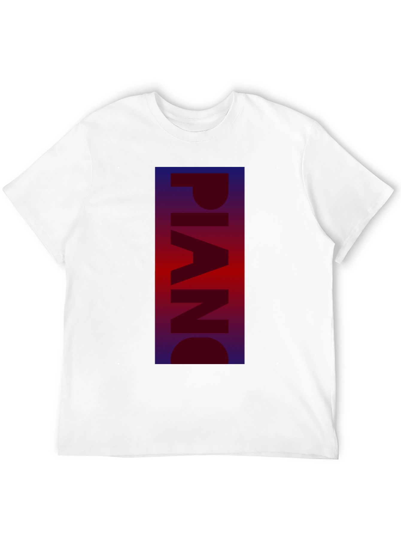 Piano Graphic Tee - Stylish Music Lover Shirt