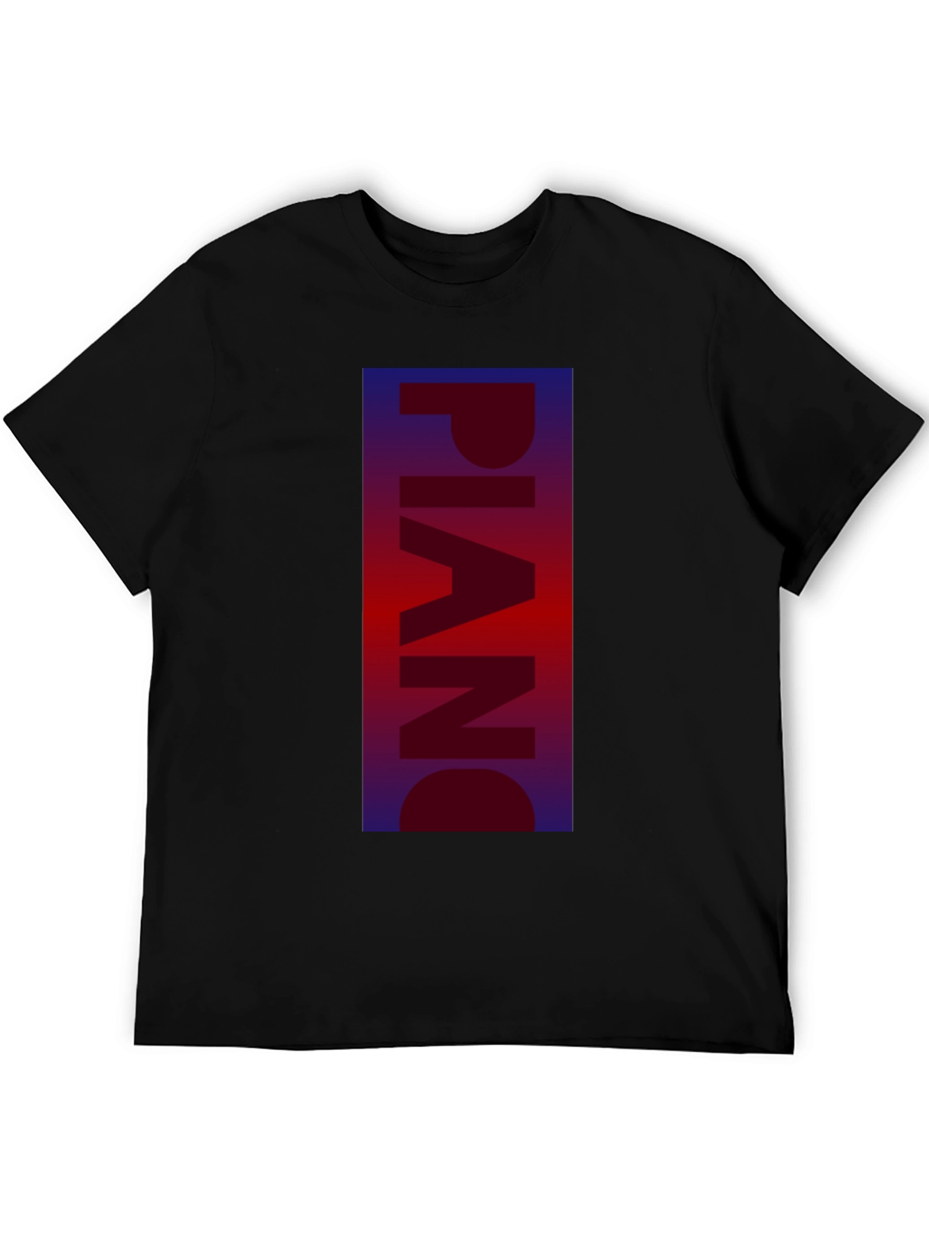 Piano Graphic Tee - Stylish Music Lover Shirt