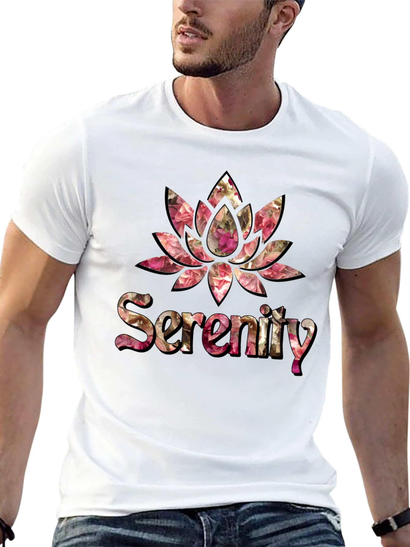 Floral Serenity Lotus T-Shirt