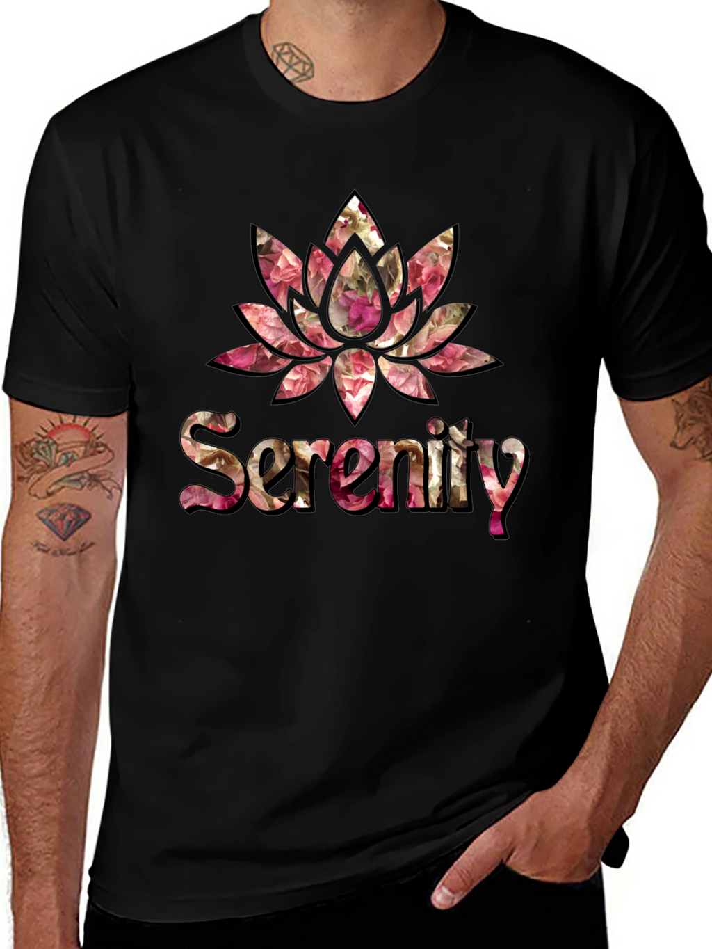 Floral Serenity Lotus T-Shirt