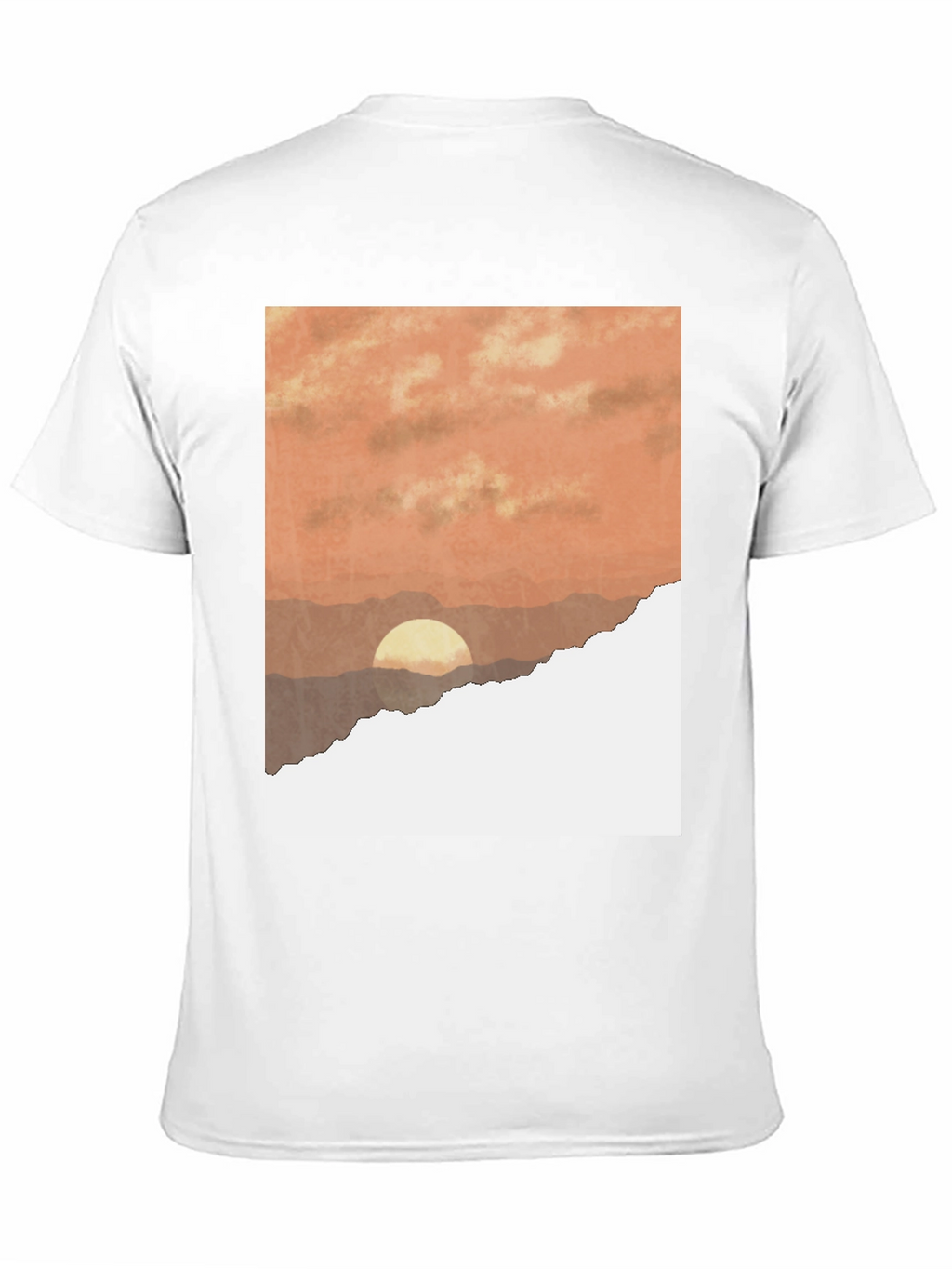 Sunset Graphic T-Shirt - Stylish Black Tee