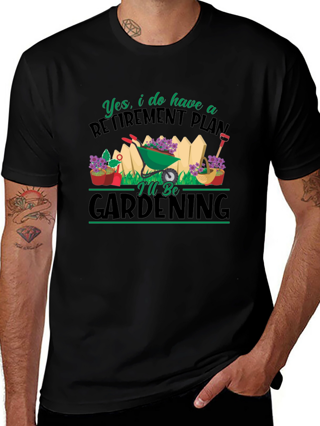 Retirement Plan Gardening T-Shirt