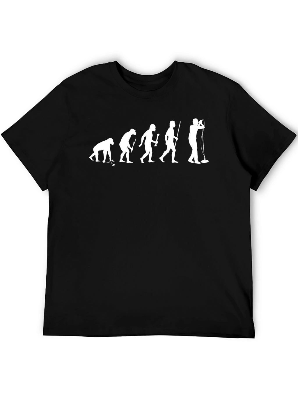 Evolution of Rock Music Black T-Shirt