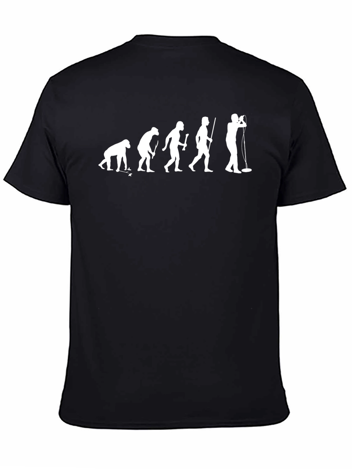 Evolution of Rock Music Black T-Shirt