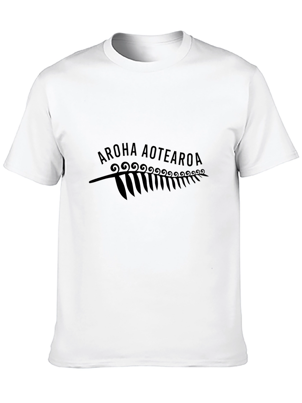 Aroha Aotearoa Black T-Shirt