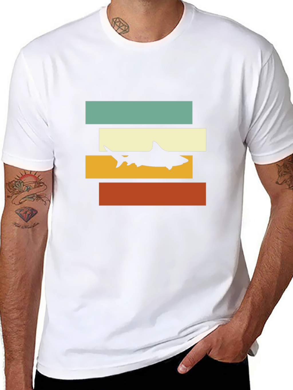 Retro Shark Tee