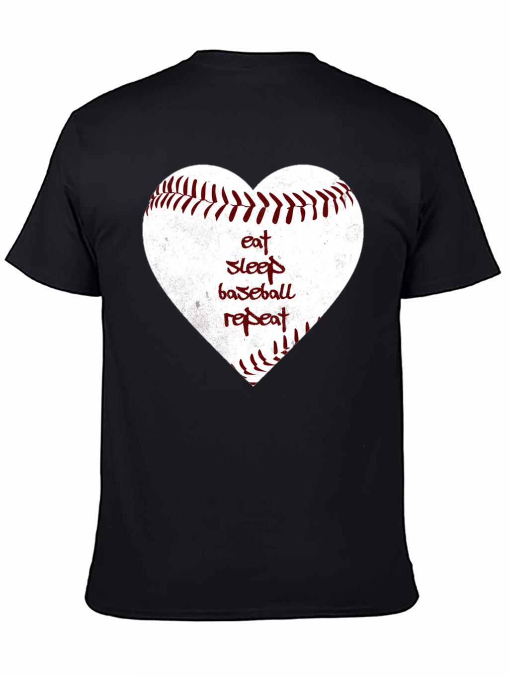 Eat Sleep Baseball Repeat Heart T-Shirt
