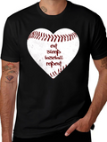 Eat Sleep Baseball Repeat Heart T-Shirt