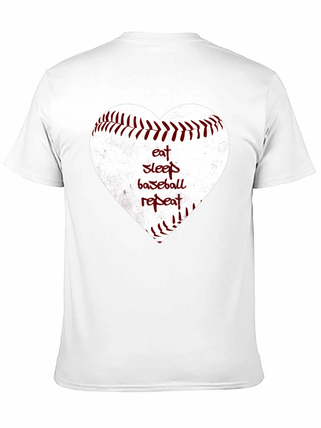 Eat Sleep Baseball Repeat Heart T-Shirt