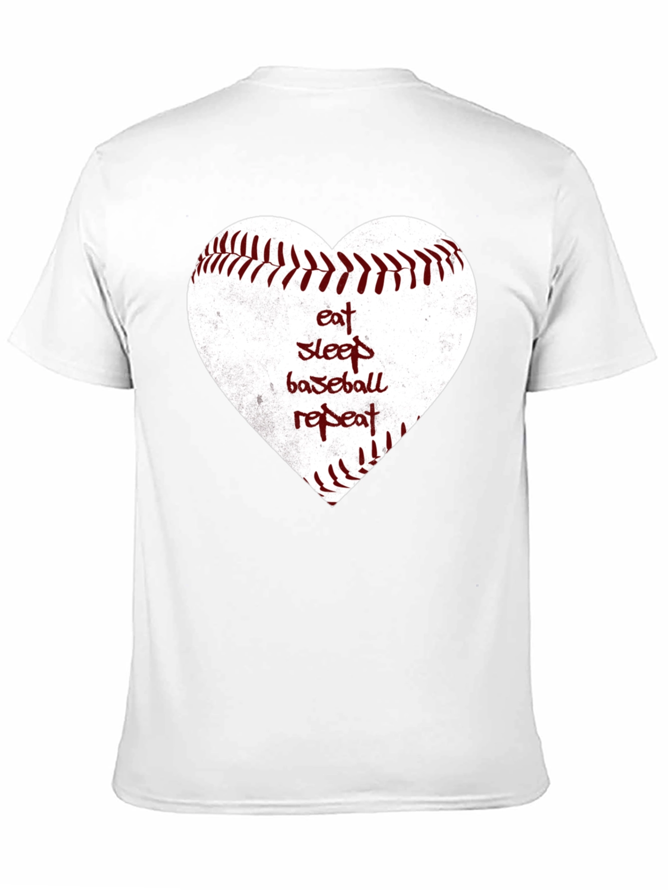 Eat Sleep Baseball Repeat Heart T-Shirt