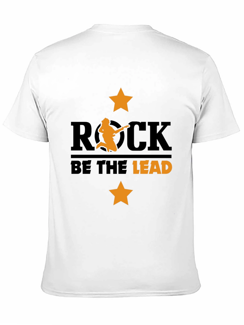 Rock Be The Lead Black Graphic Tee