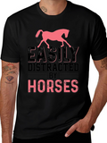 Easily Distracted by Horses T-Shirt