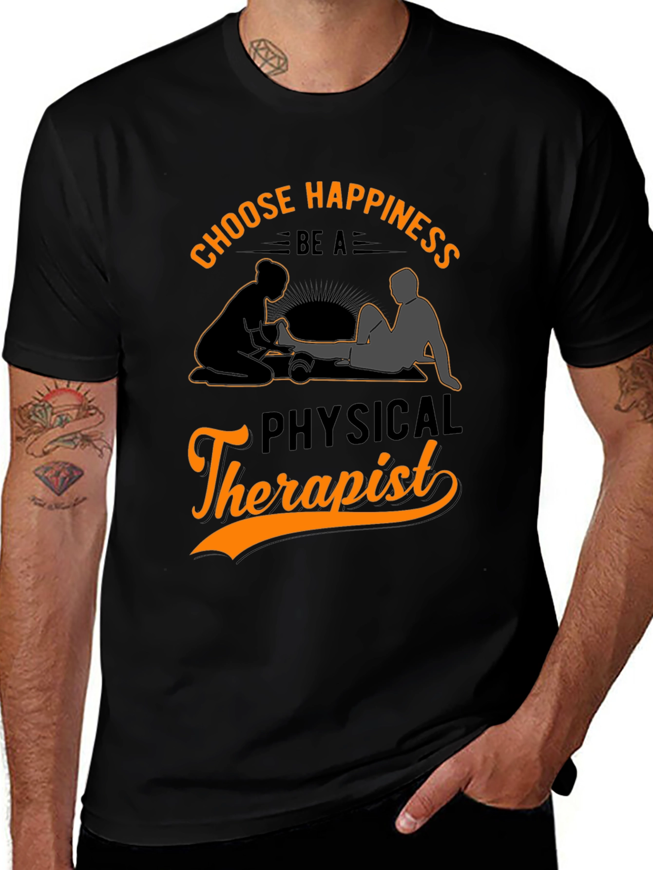 Choose Happiness Physical Therapist T-Shirt