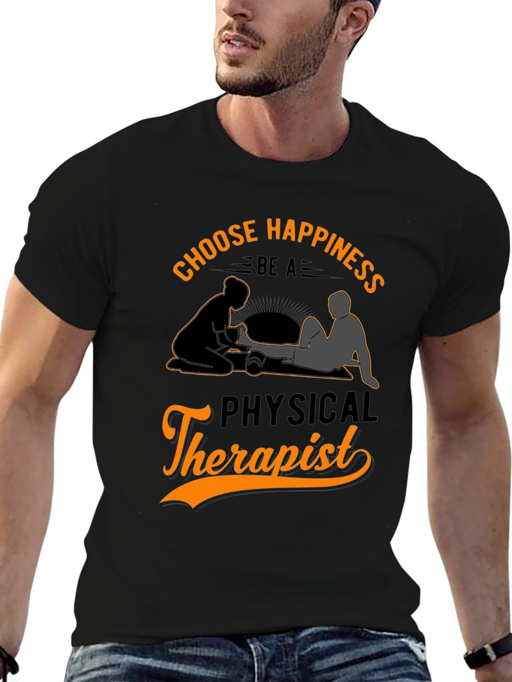 Choose Happiness Physical Therapist T-Shirt