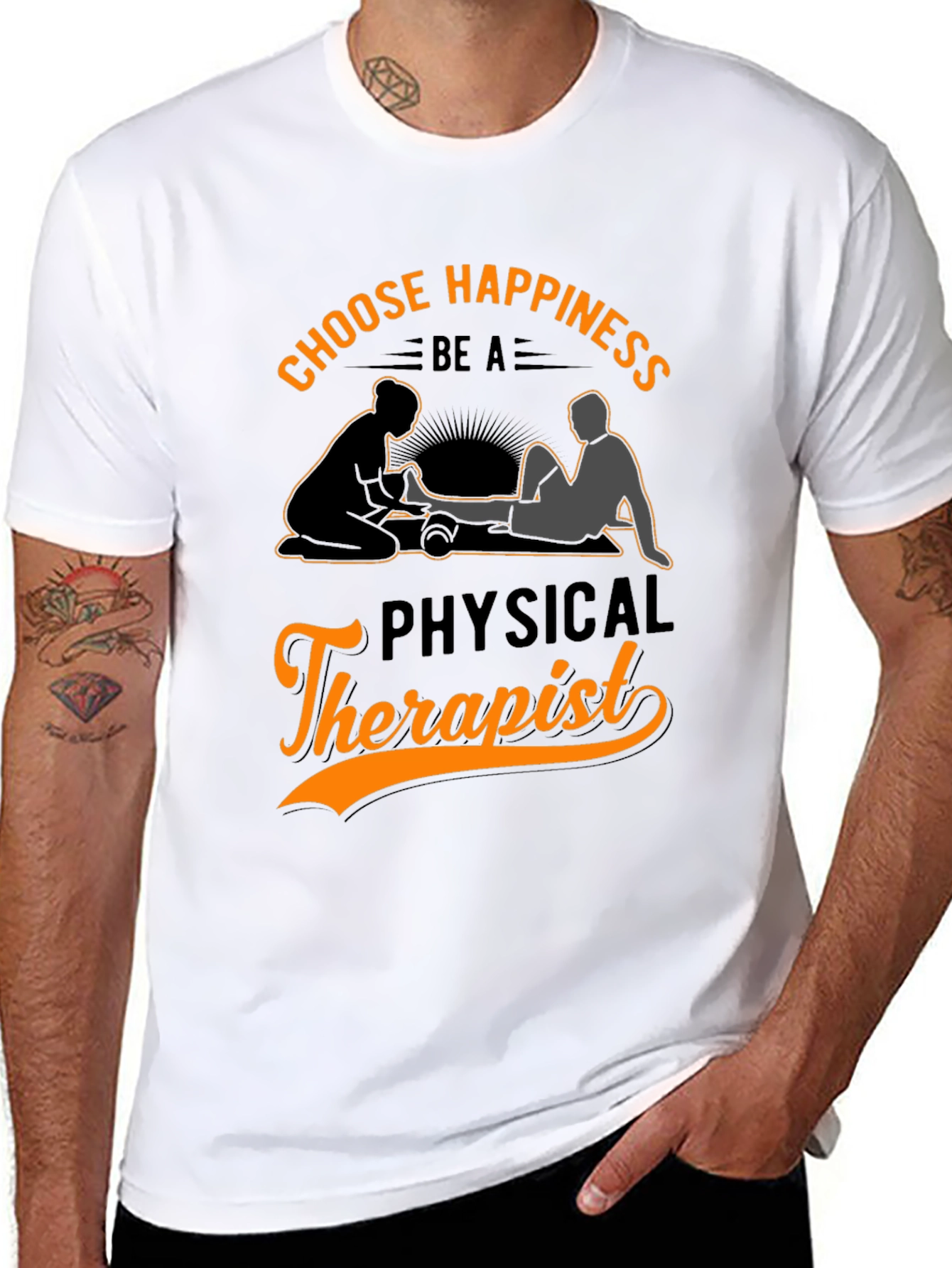 Choose Happiness Physical Therapist T-Shirt
