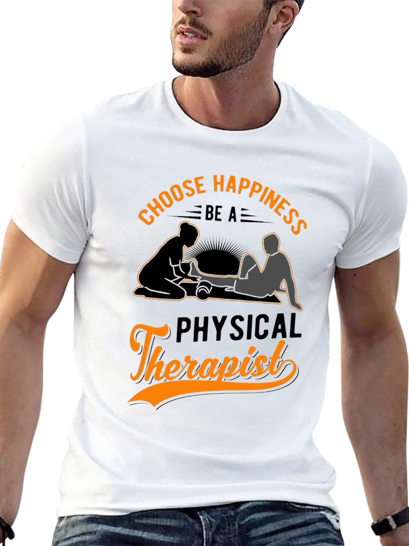 Choose Happiness Physical Therapist T-Shirt