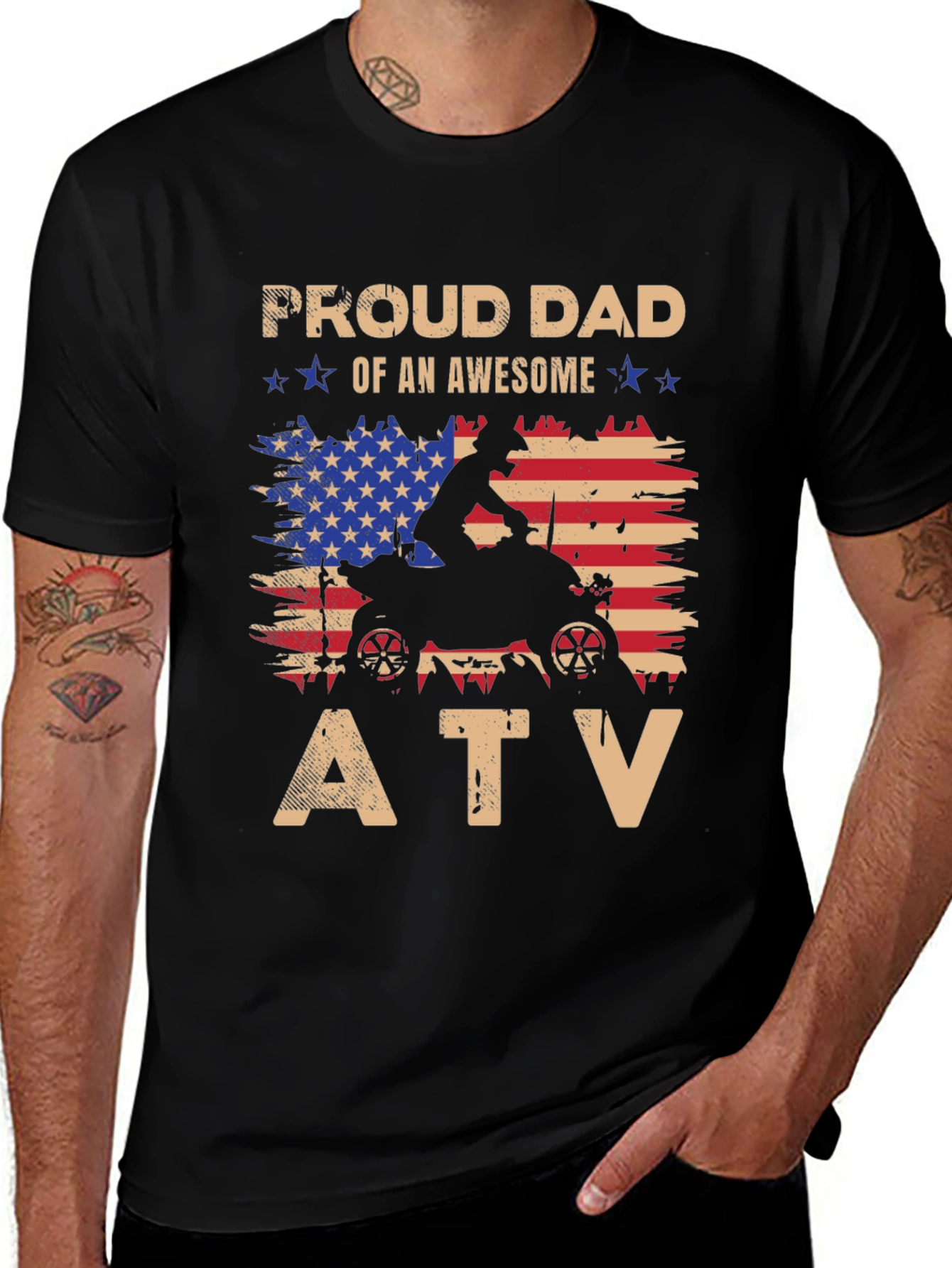 Proud Dad of an Awesome ATV T-Shirt