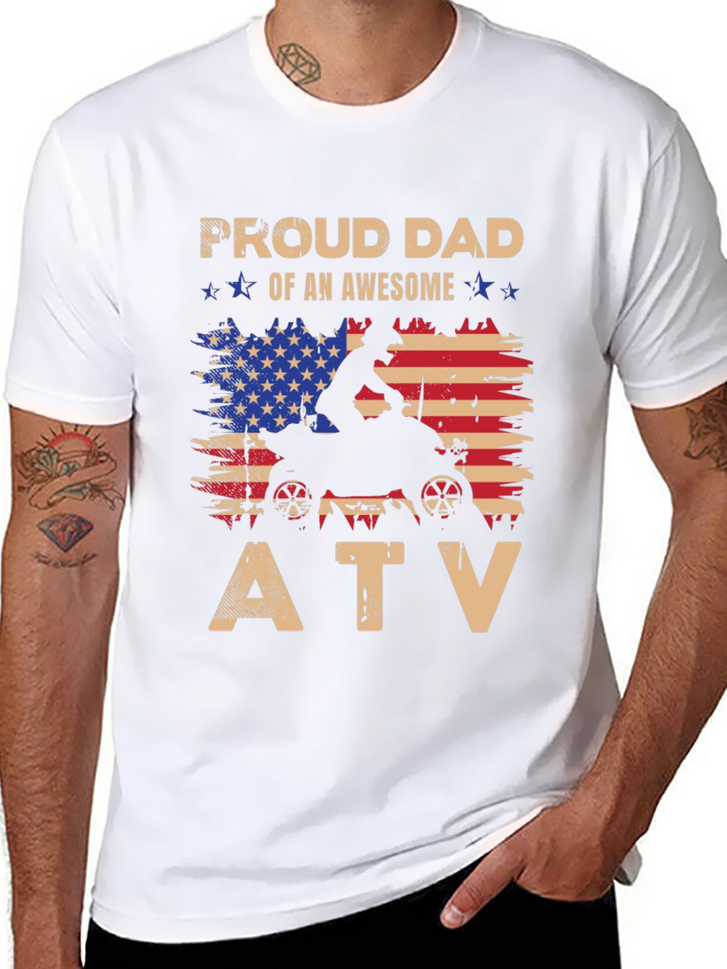 Proud Dad of an Awesome ATV T-Shirt