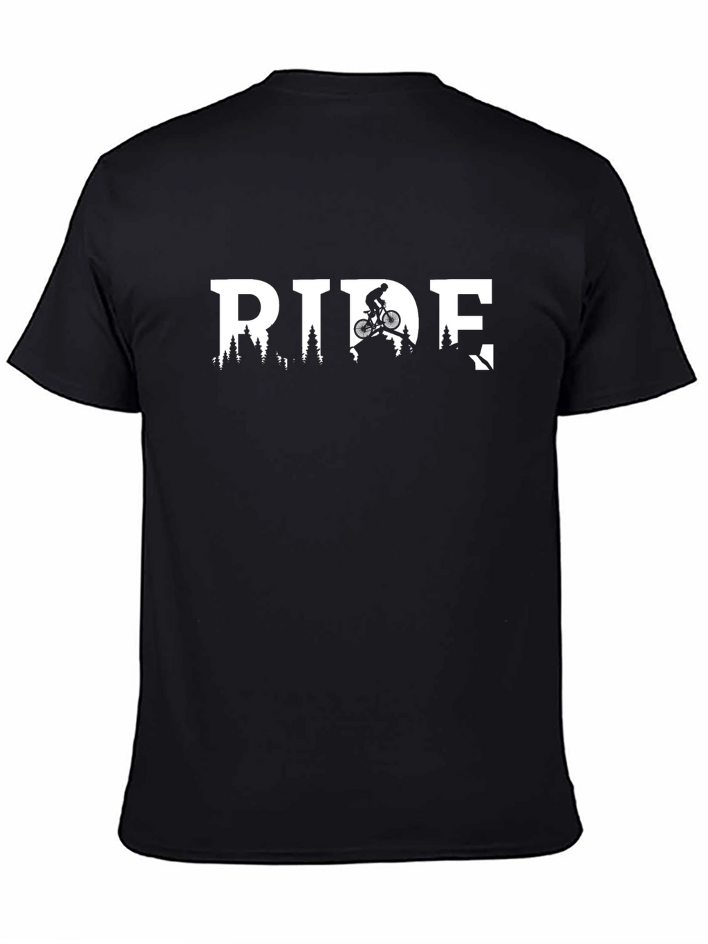 Ride Mountain Bike Graphic T-Shirt - Black
