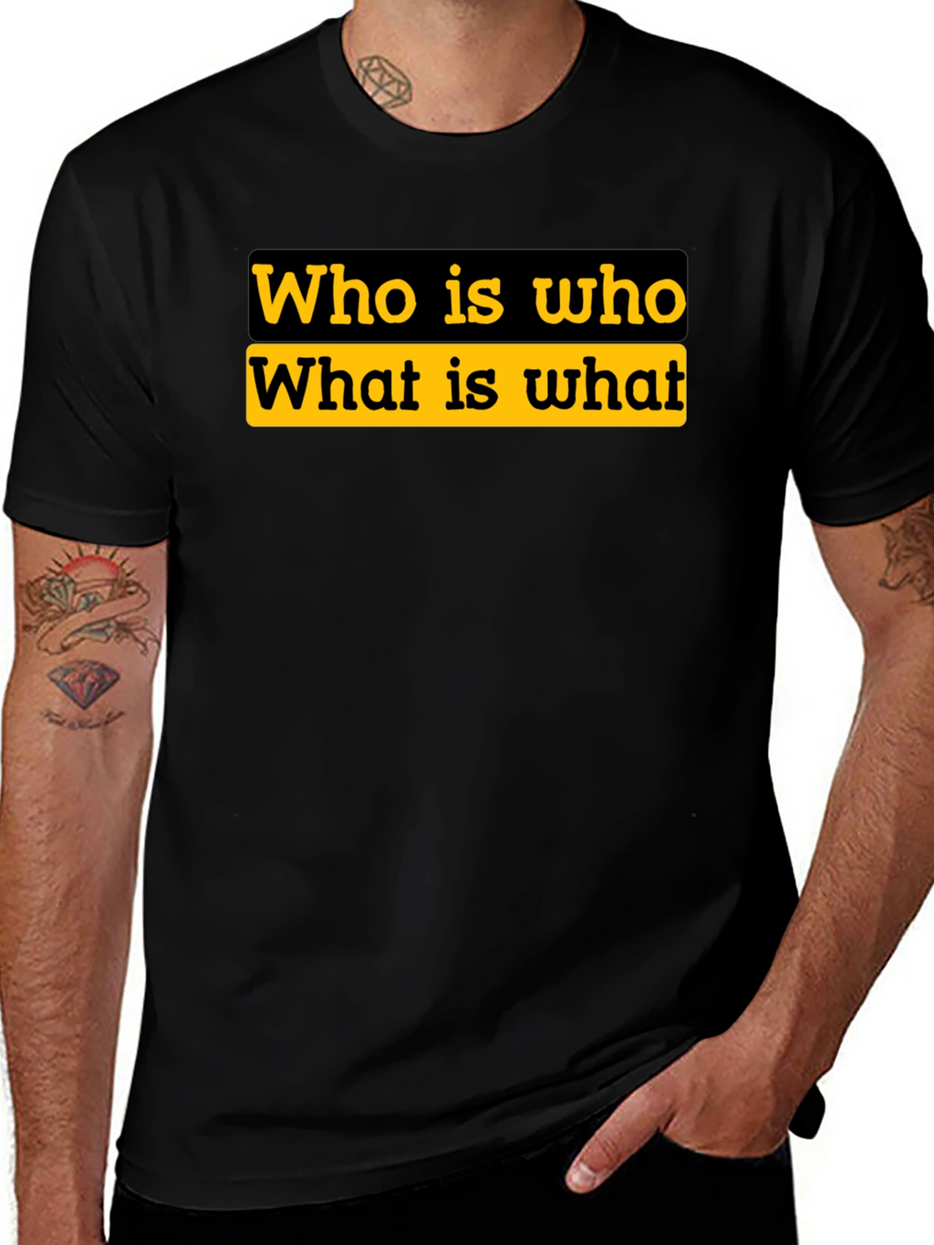 Who is Who T-Shirt - Statement Tee