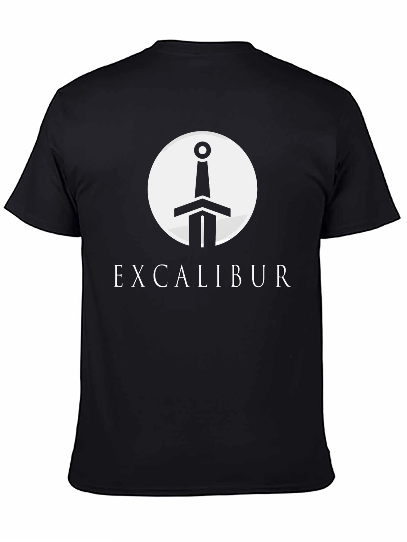 Excalibur Sword Graphic T-Shirt - Classic King Arthur Tee