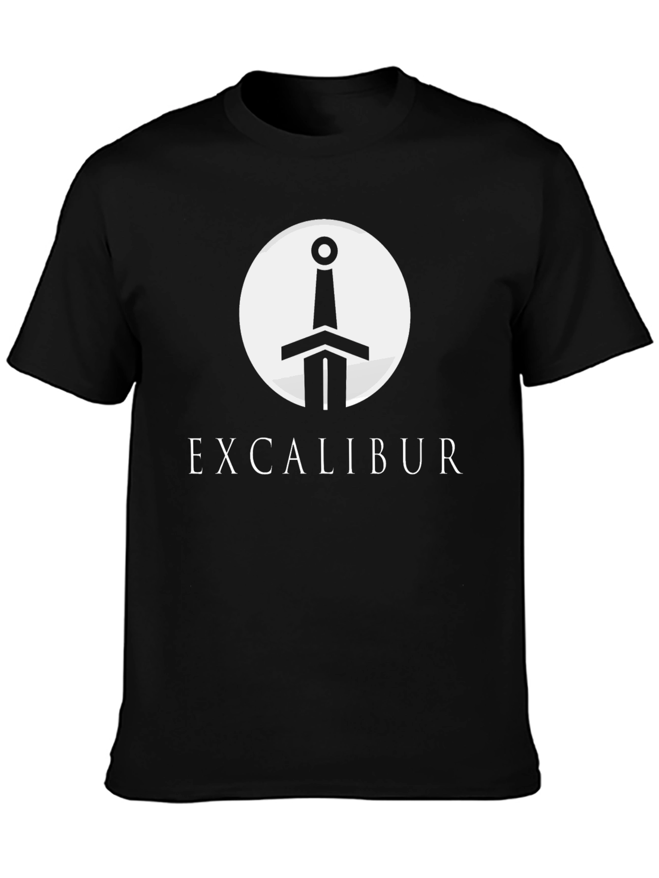 Excalibur Sword Graphic T-Shirt - Classic King Arthur Tee