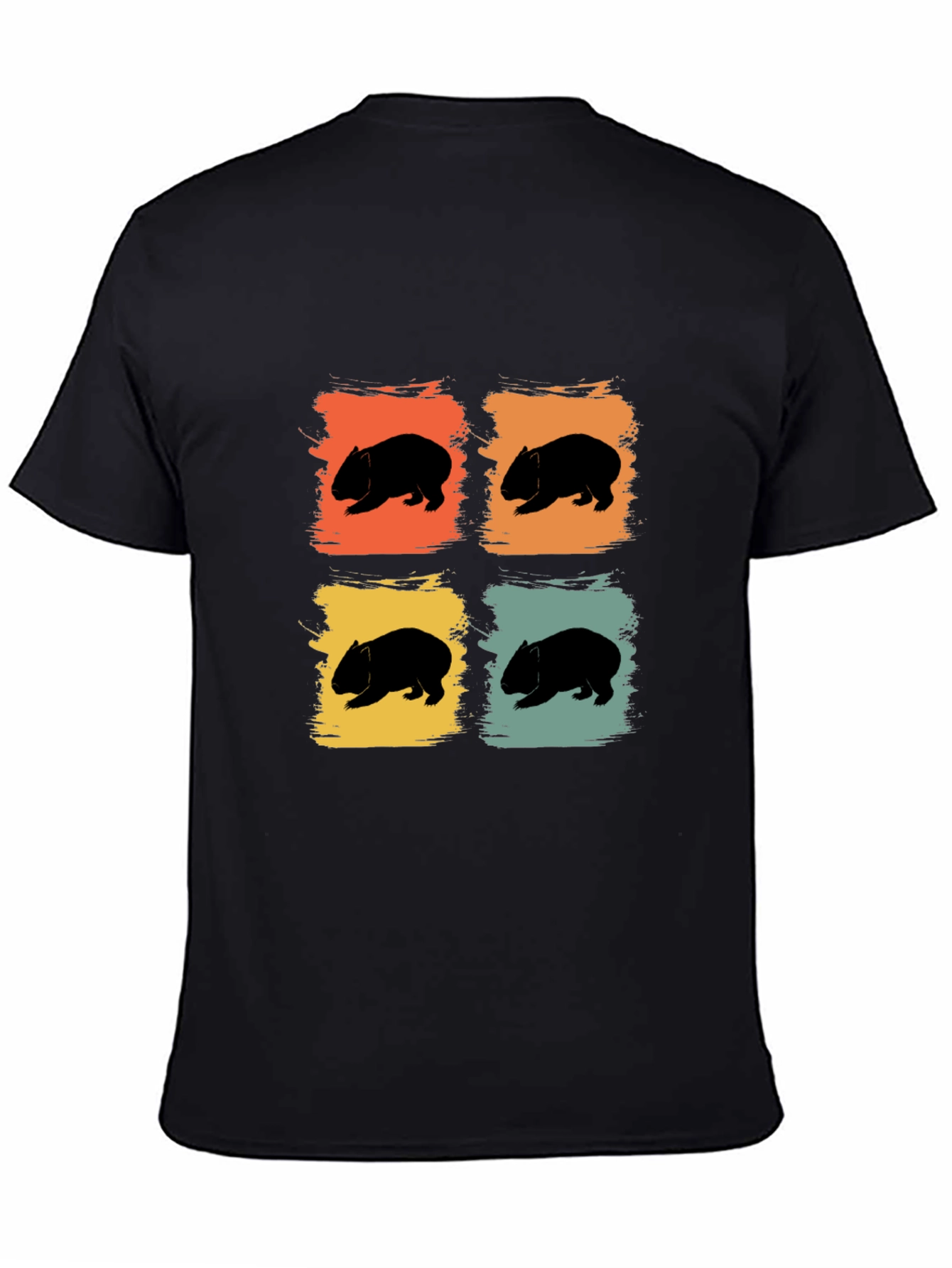 Wombat Retro Style T-Shirt - Unique Animal Lover Tee