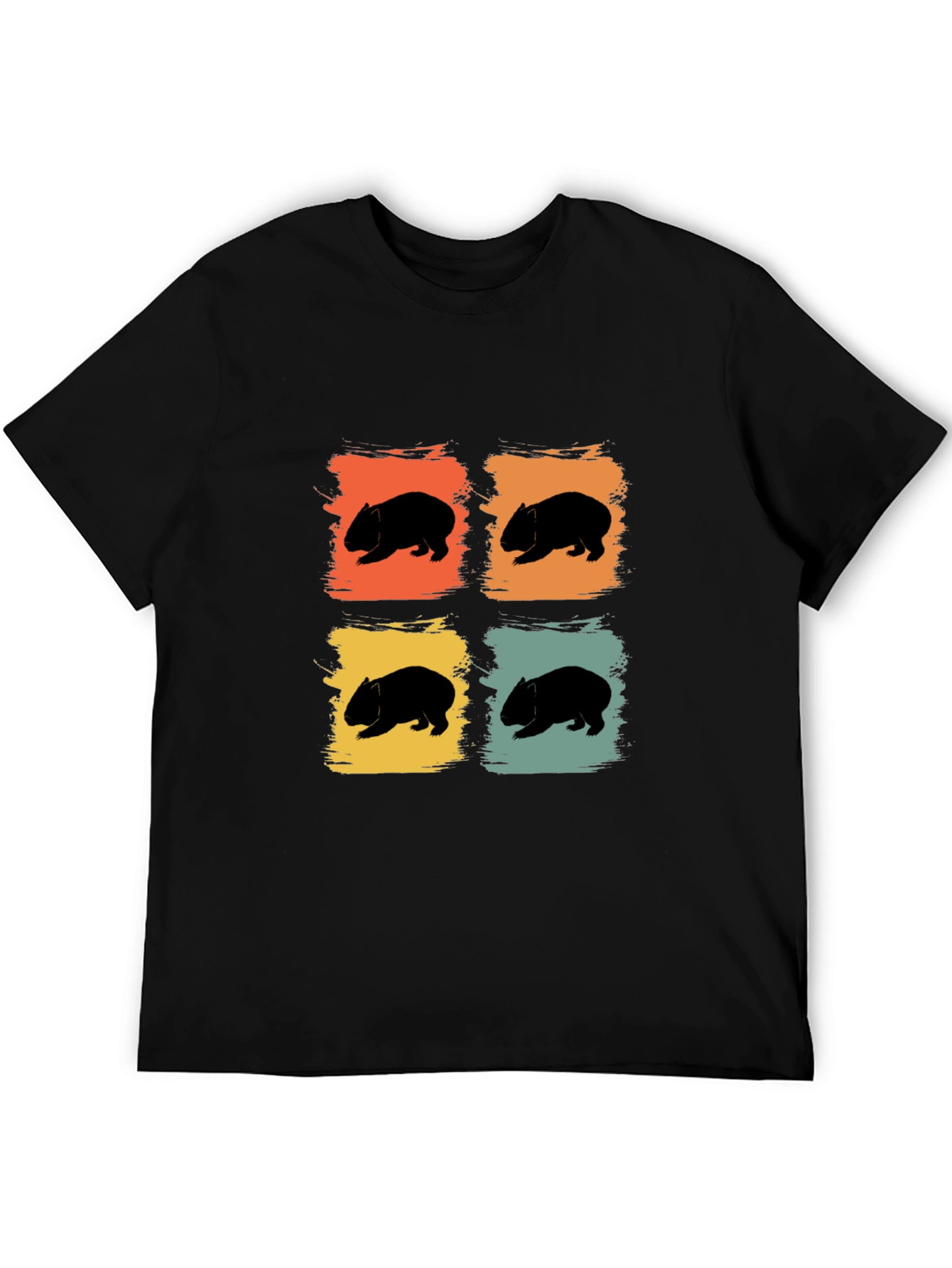 Wombat Retro Style T-Shirt - Unique Animal Lover Tee