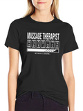 Massage Therapist Retirement Loading Funny T-Shirt