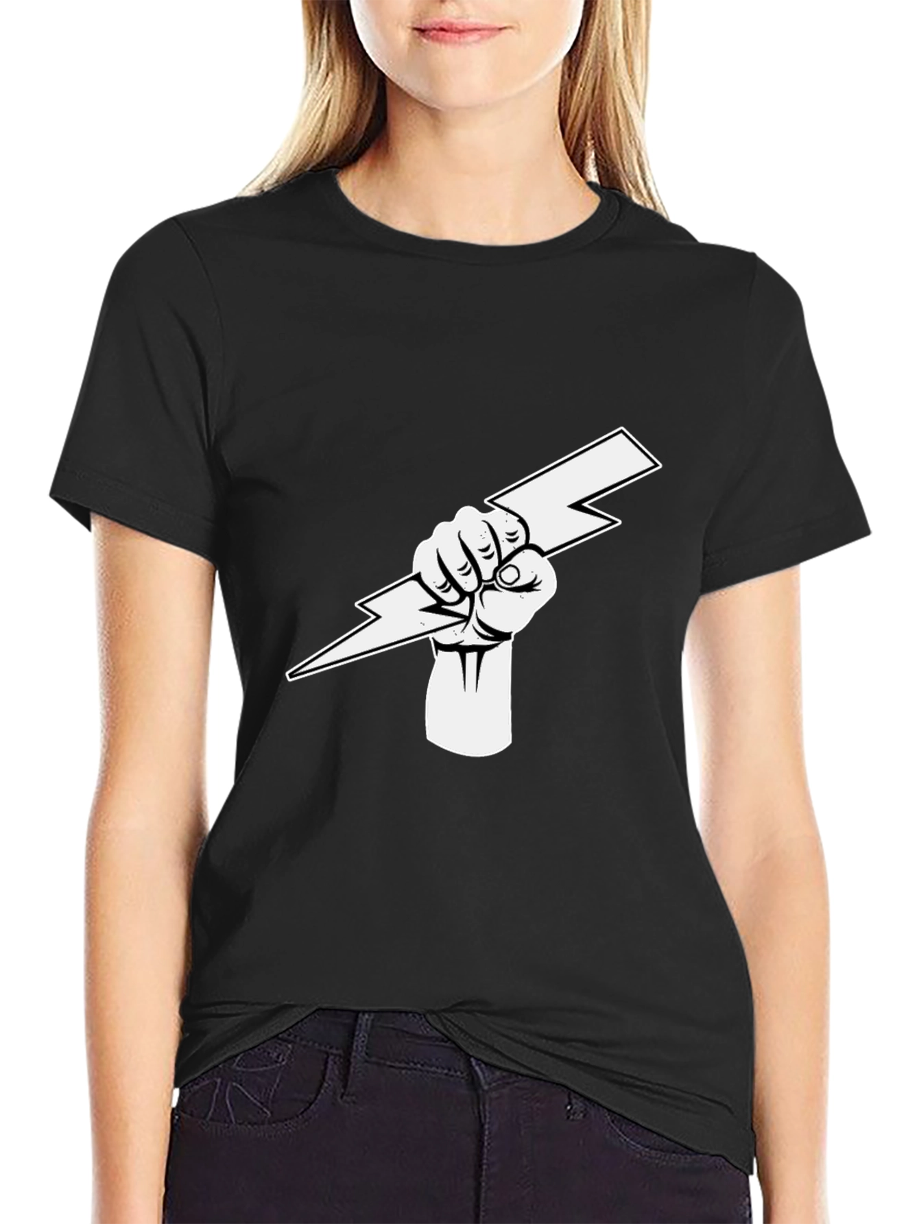 Lightning Bolt Fist Graphic Tee