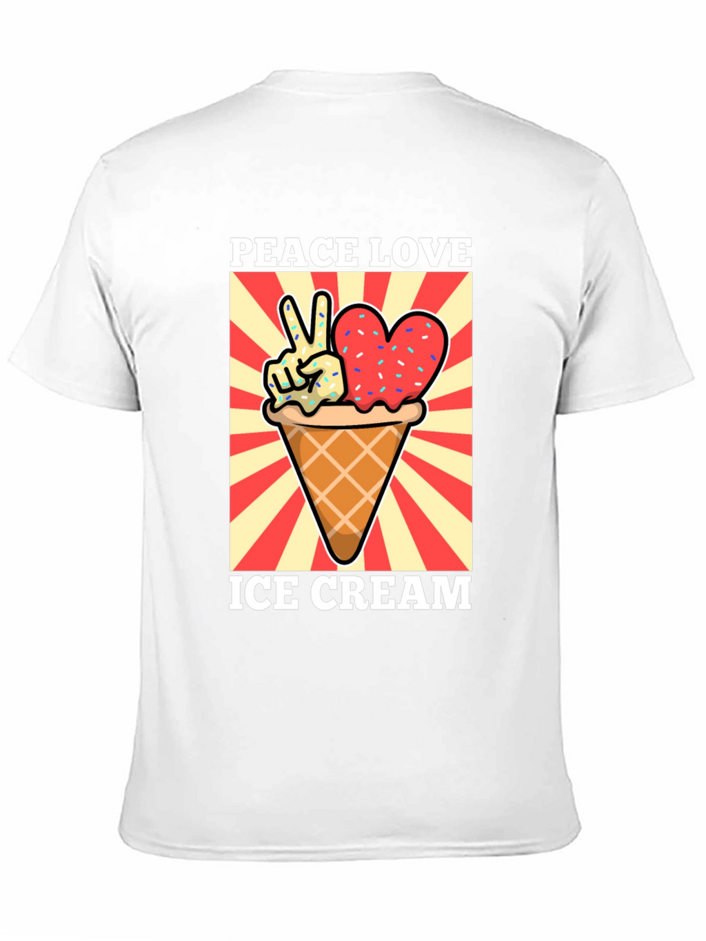 Peace Love Ice Cream T-Shirt