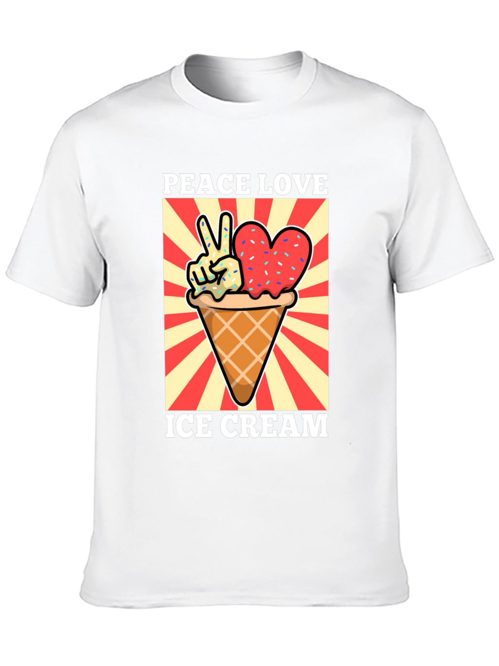 Peace Love Ice Cream T-Shirt