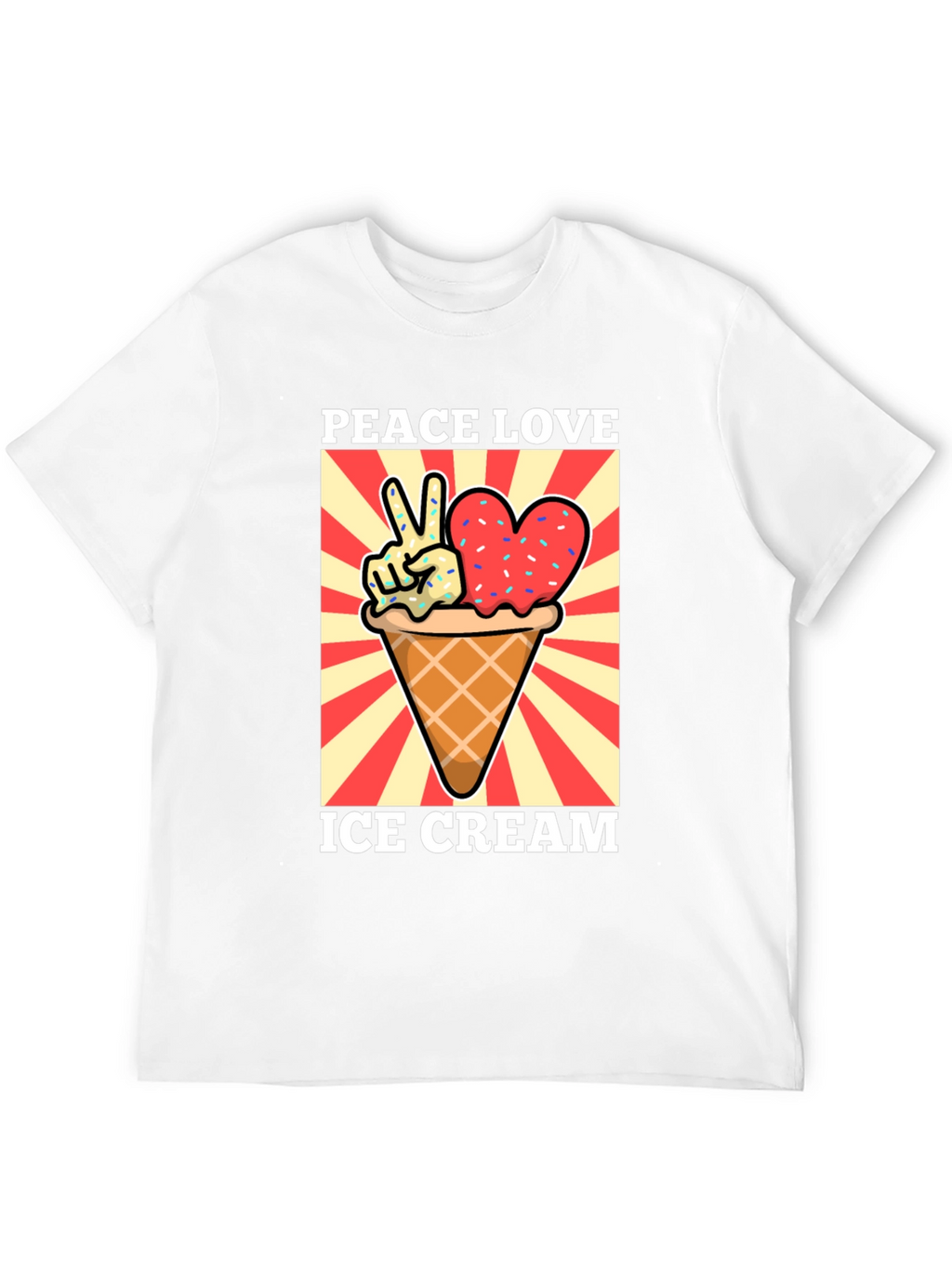 Peace Love Ice Cream T-Shirt