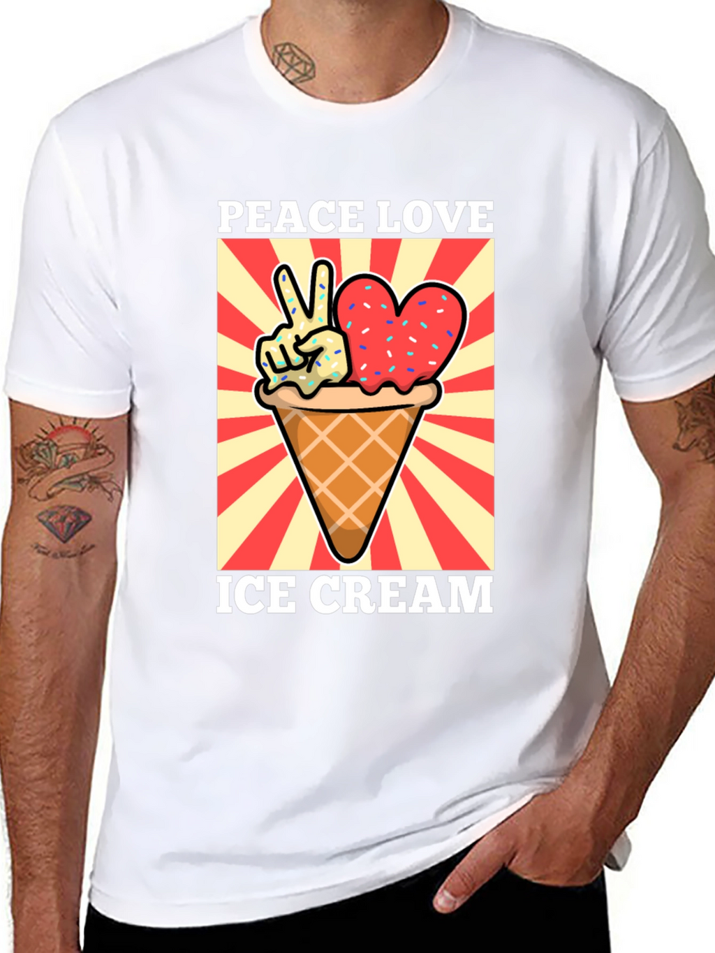 Peace Love Ice Cream T-Shirt
